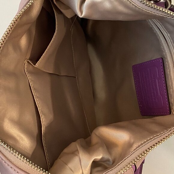 COACH KRISTIN SPECTATOR LEATHER HOBO BAG - Picture 7 of 10